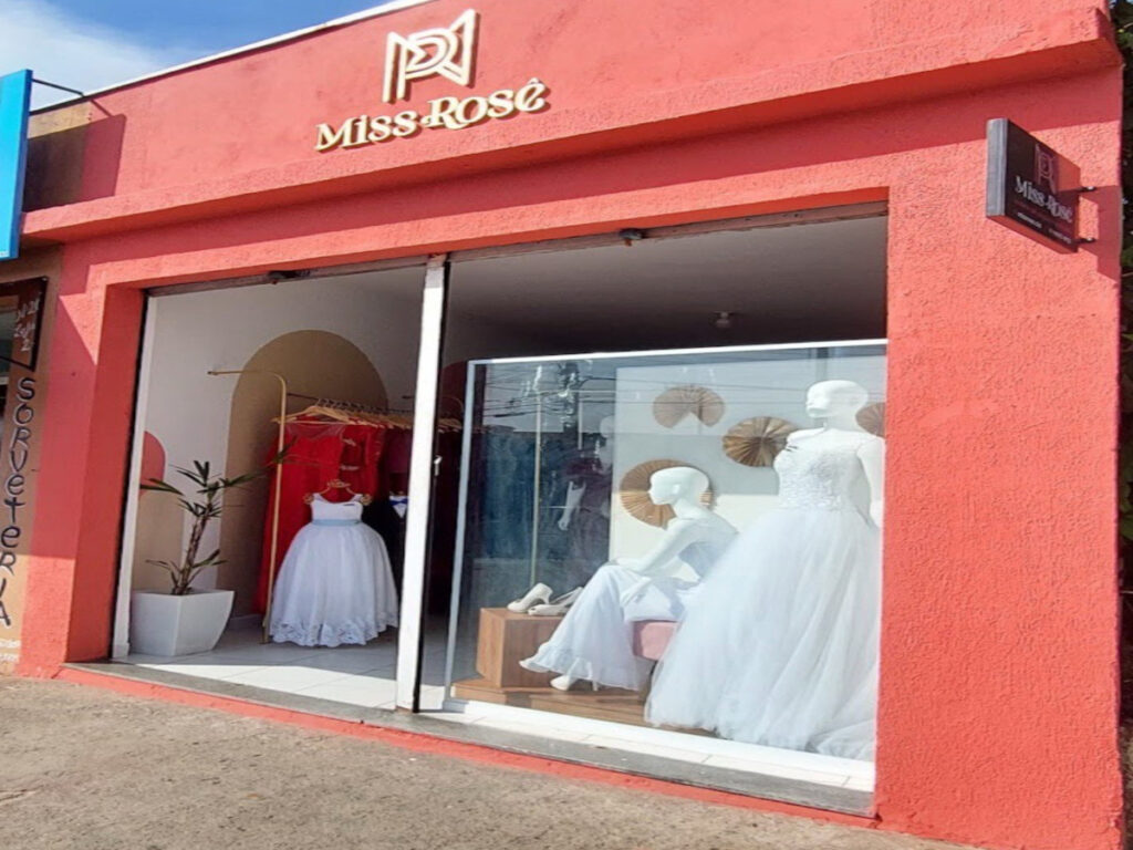 Foto da faixada da loja