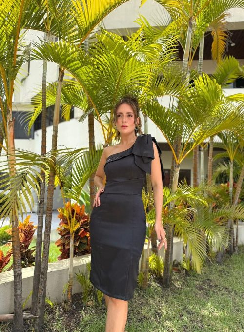 Vestido Isis Midi Preto